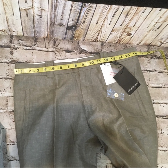 NWT YVES SAINT LAURENT linen/Cotton blend pants - Picture 10 of 16